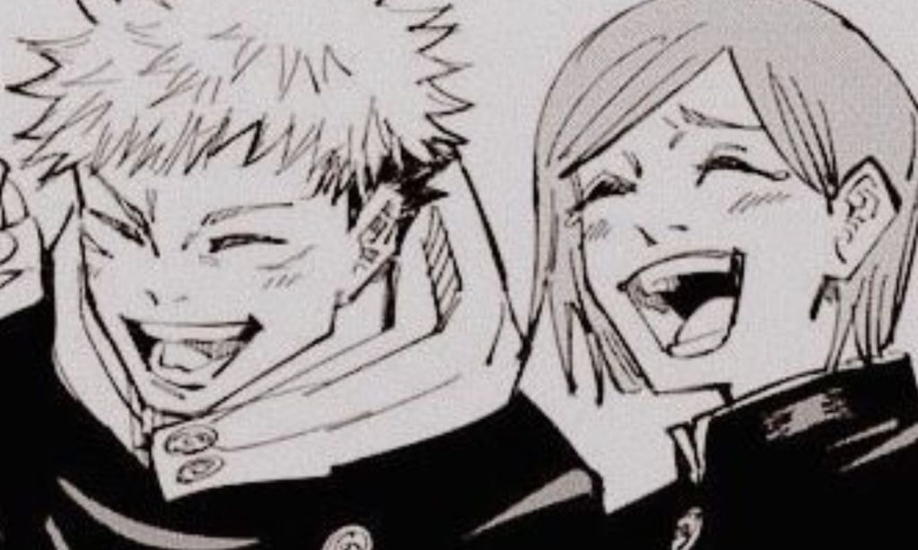 Yuji and Nobara in Jujutsu Kaisen