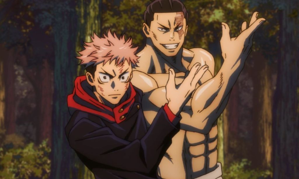 Yuji and Aoi Todo in Jujutsu Kaisen