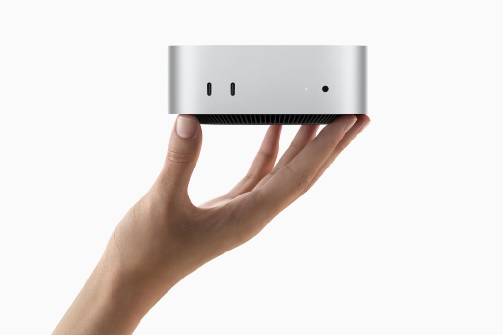 M4 Mac Mini Compact Design Fits in Hand