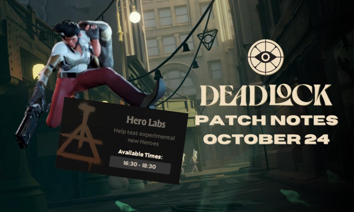 Deadlock Patch Notes October 24 cover