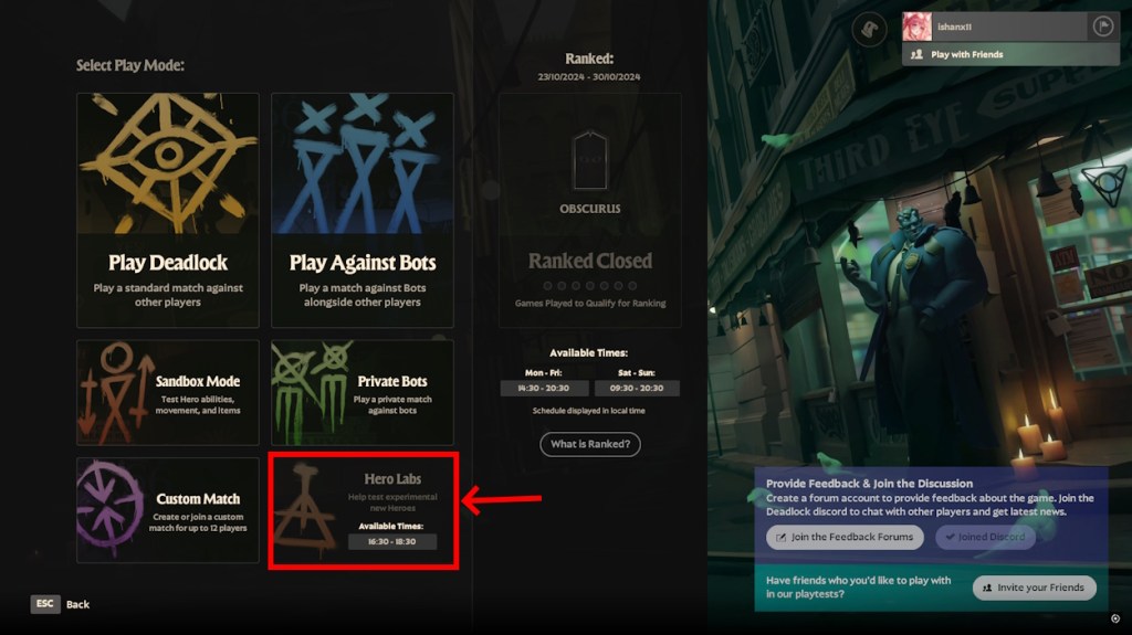 Deadlock hero labs game mode