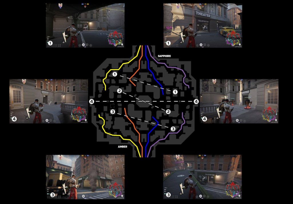 Deadlock teleport locations