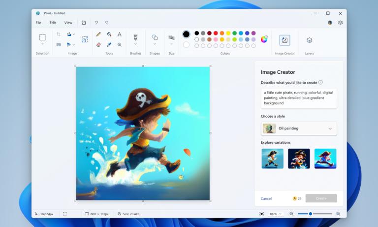 Microsoft Paint Gets an AI Upgrade with Generative Fill and Erase ...