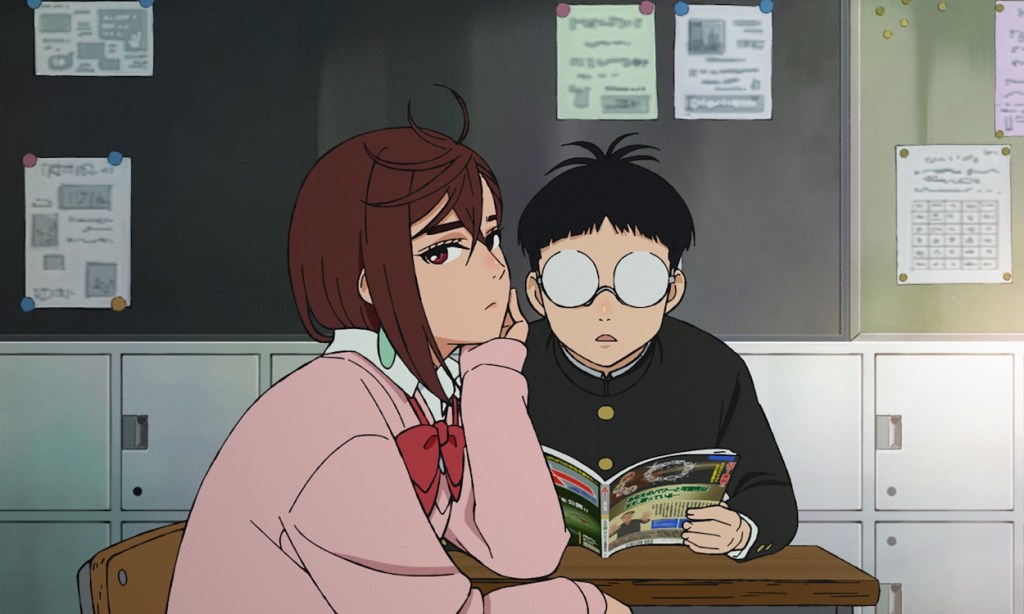 Momo and Okarun in Dandadan anime