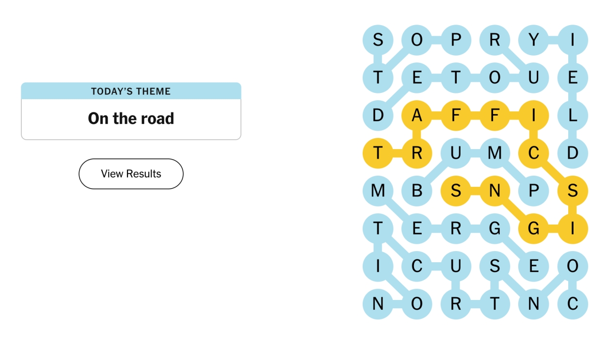 NYT Strands October 23