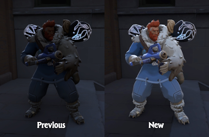 New model shader changes in Deadlock