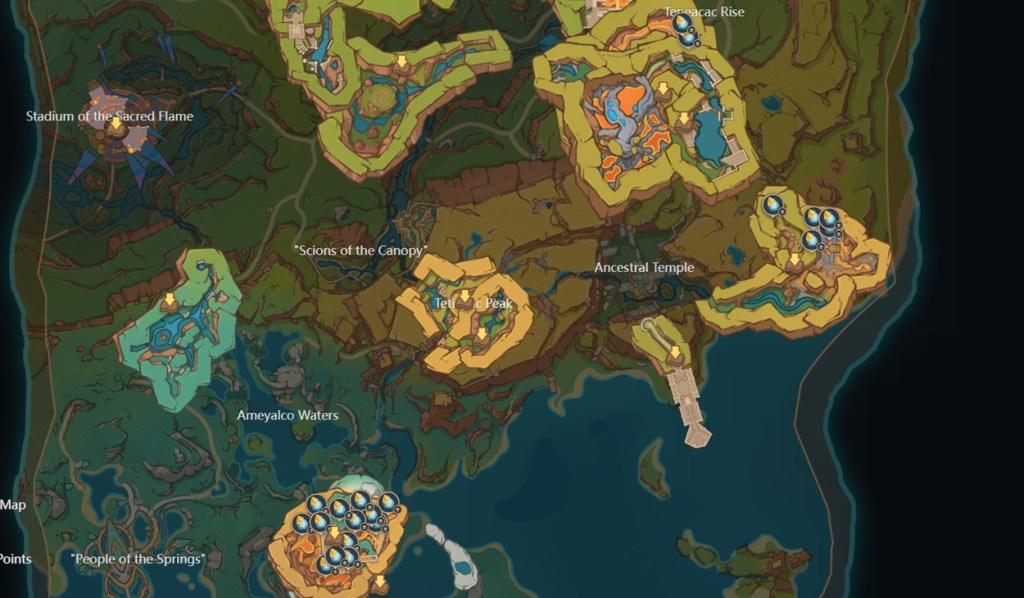 Spinel Fruit Locations Genshin Impact