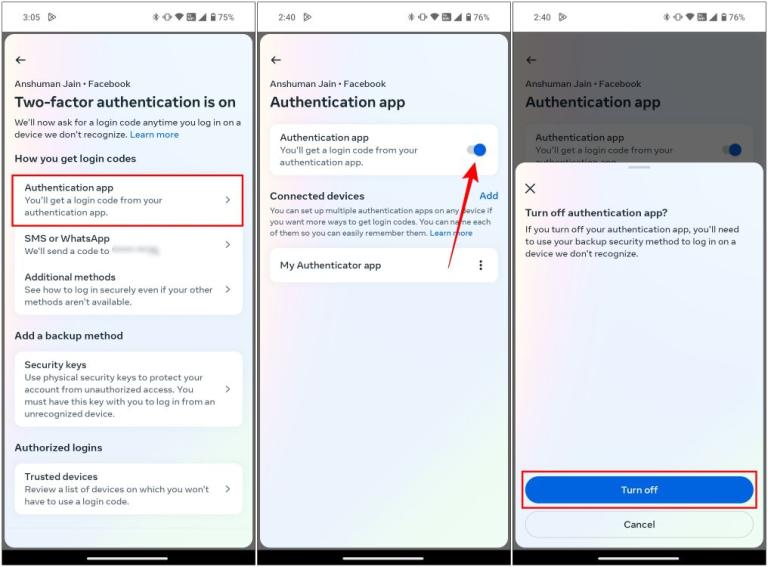 How to Turn Off Two-Factor Authentication on Facebook | Beebom