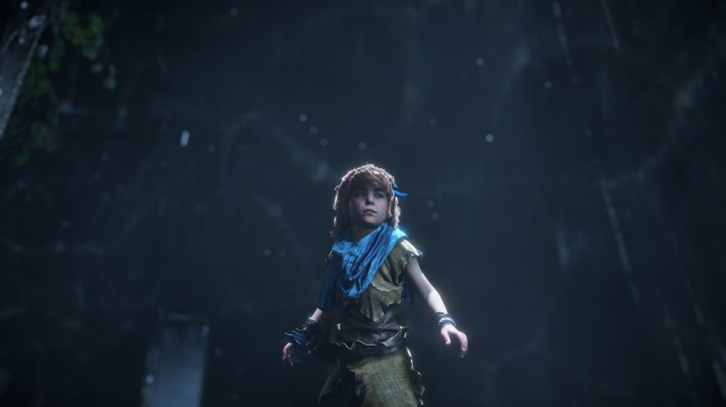 A young aloy in horizon zero dawn 