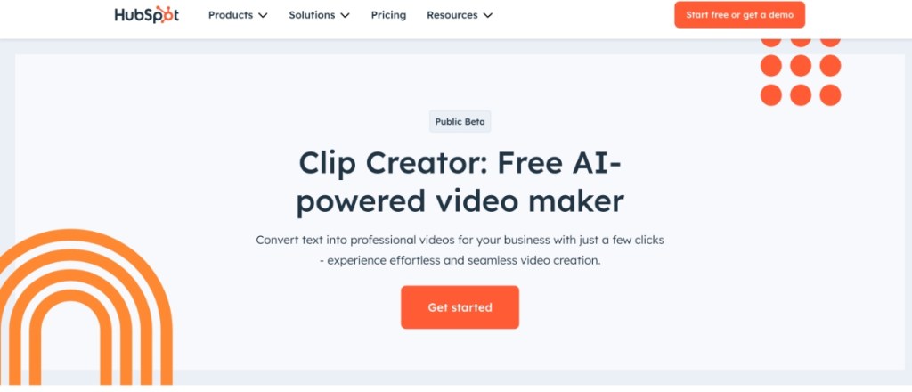 hubspot clip creator