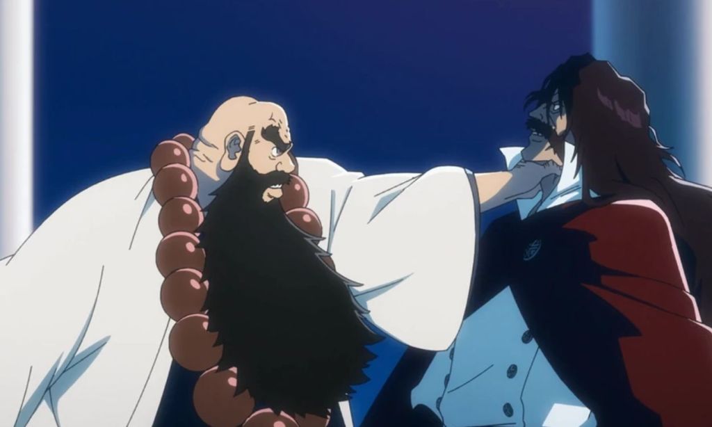 Ichibei and Yhwach in Bleach