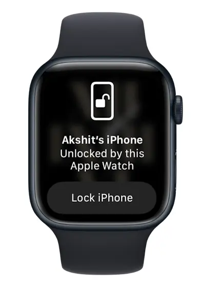 Unlock iPhone with Apple Watch