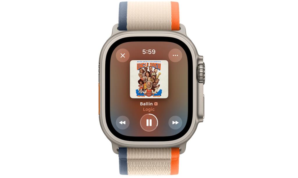 Play audio through Apple Watch speakers