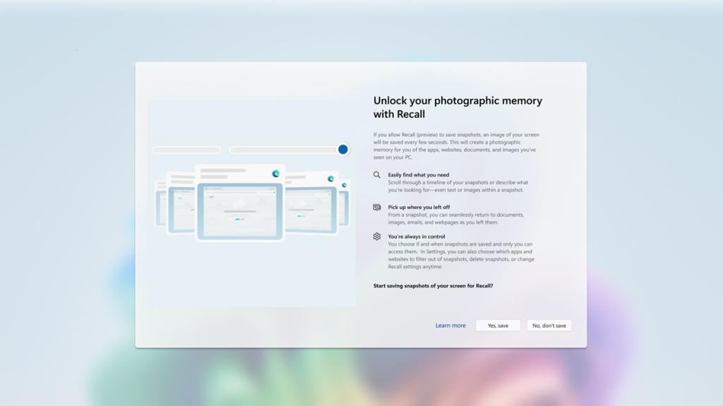 recall on windows 11 setup