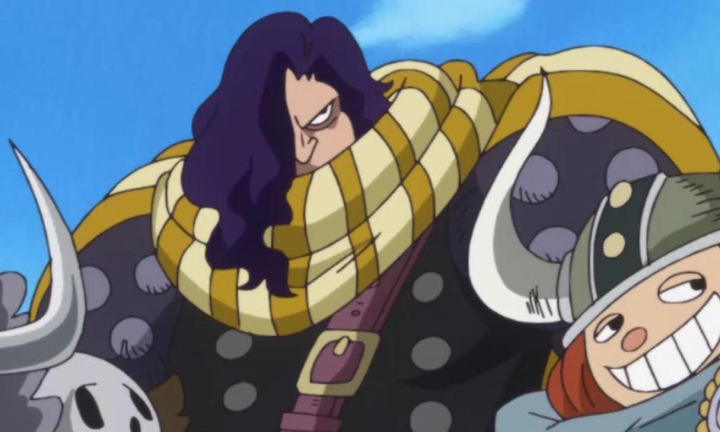 Rodo aka Road along with Goldberg in One Piece anime