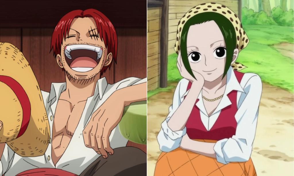 Shanks and Makino in One Piece.