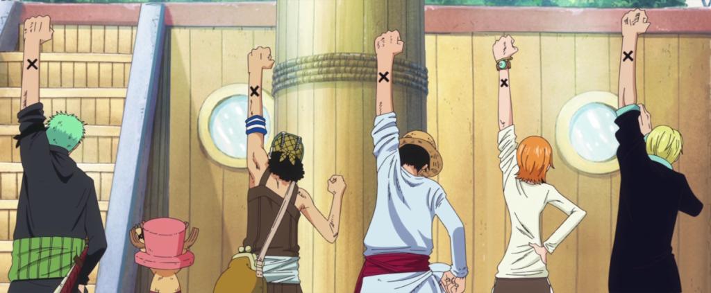 Straw Hat Pirates in Alabasta arc