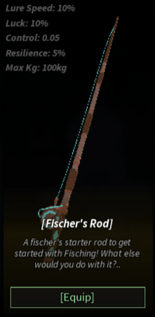 Fischer's Rod STats