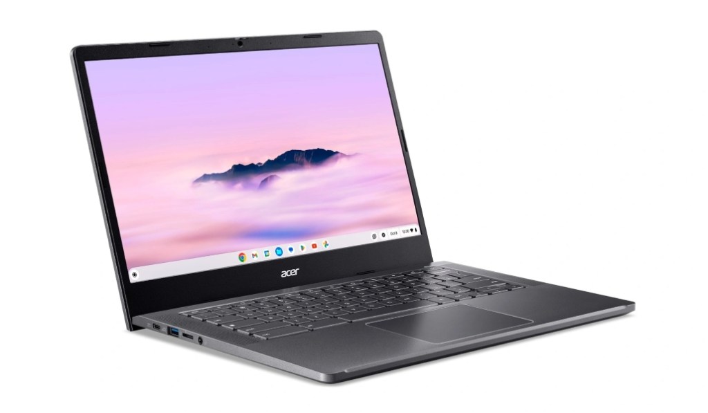 Acer Chromebook Plus 514 product image tilted