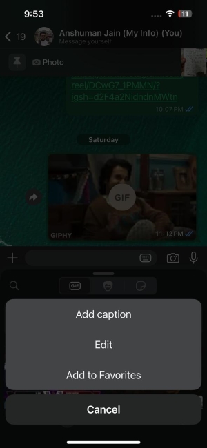 Add captions To GIFs