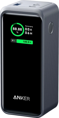 Anker Prime Power bank with display and remaining percentage