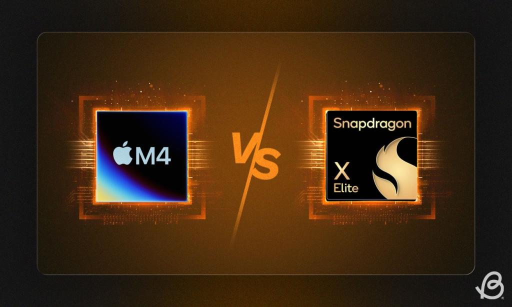 Apple M4 vs snapdragon x elite benchmark comparison