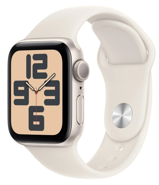 Apple Watch SE2 in Starlight Aluminum case