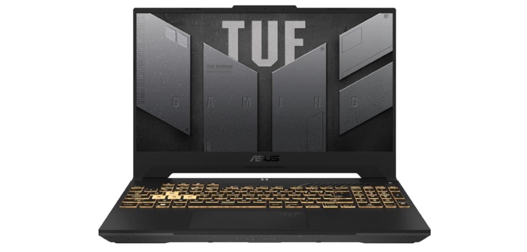 Asus TUF Gaming Laptop Product Image on a white background