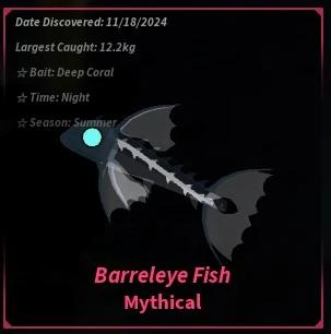 Barreleye fish in Fisch