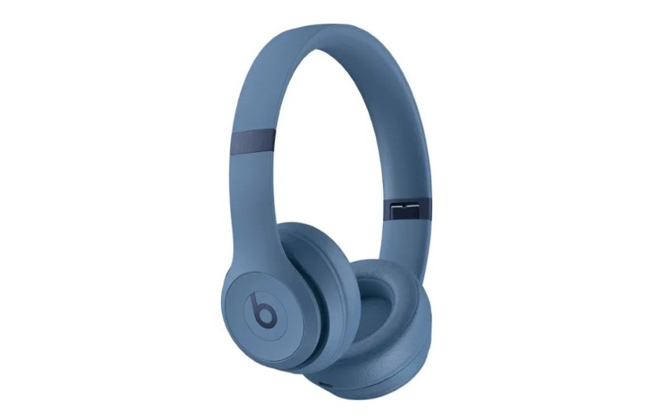 Beats Solo 4 headphones in Slate Blue color