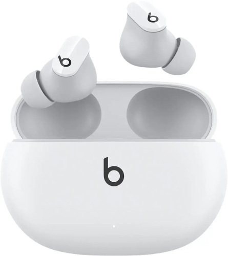 Beats Studio buds in white colorway