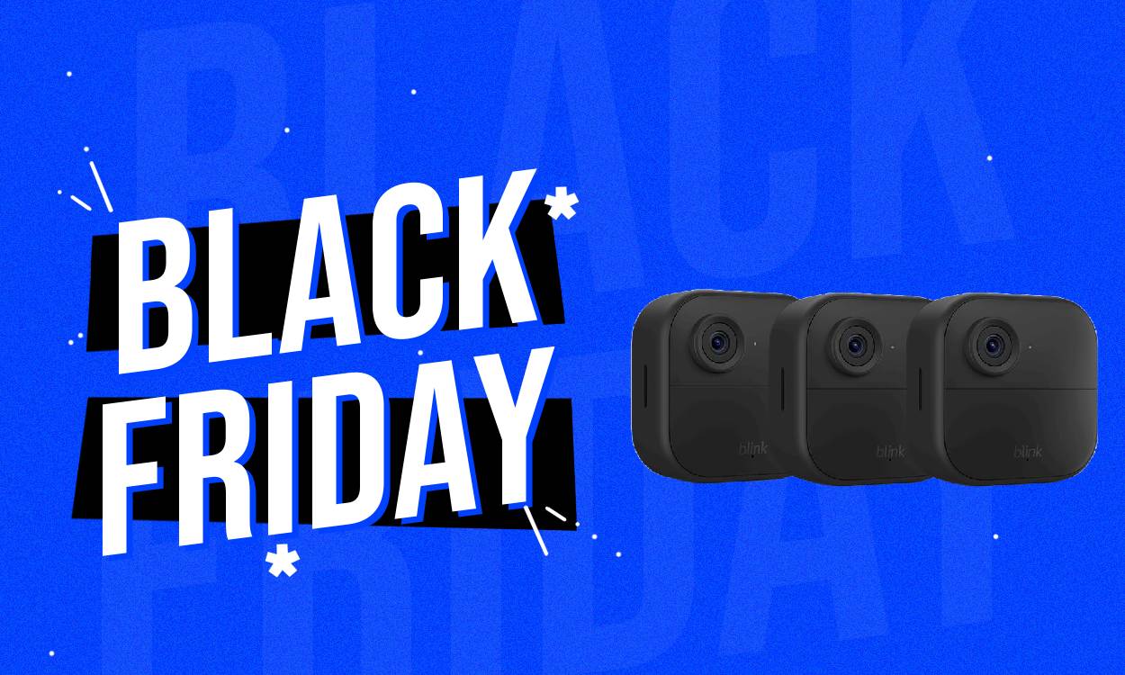 Black friday on shops blink cameras