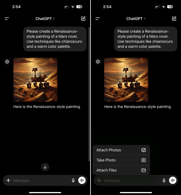 ChatGPT app for iPhone