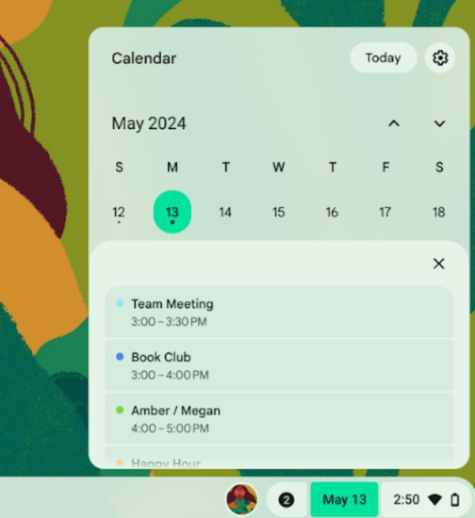 ChromeOS multiple Calendars