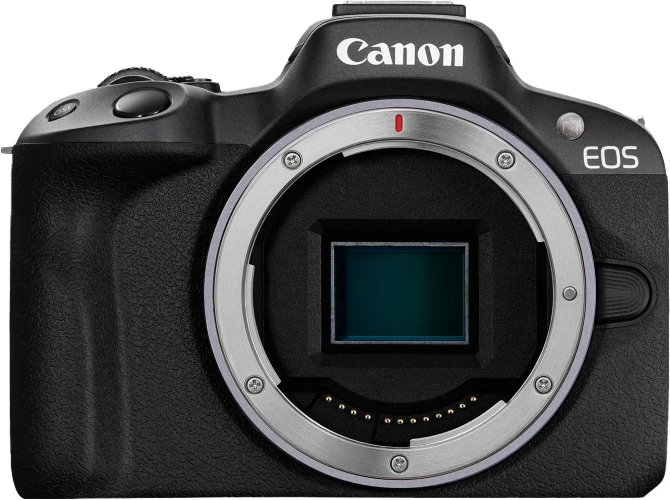 Canon EOS R50 mirrorless APS-C camera without Lens