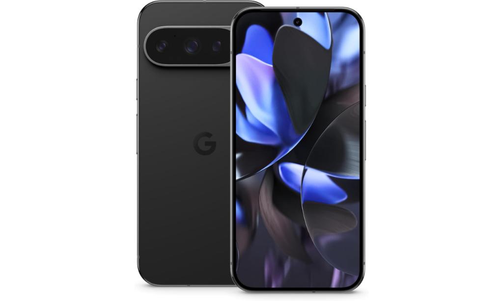 Google Pixel 9 Pro Obsidian front and back design