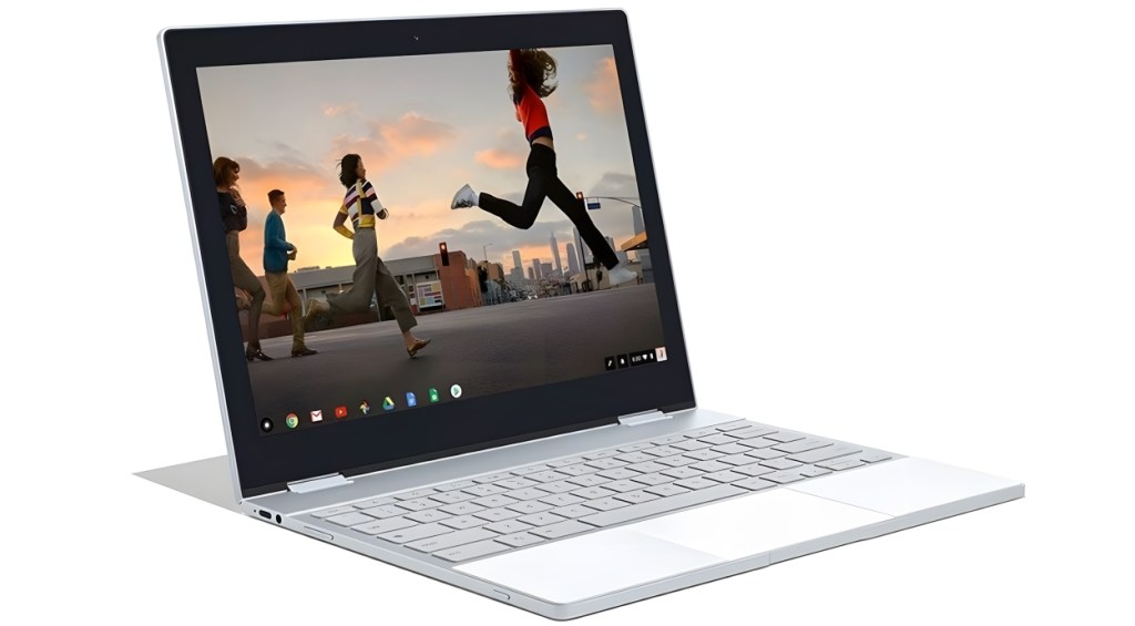 Google Pixelbook product image in white colorway