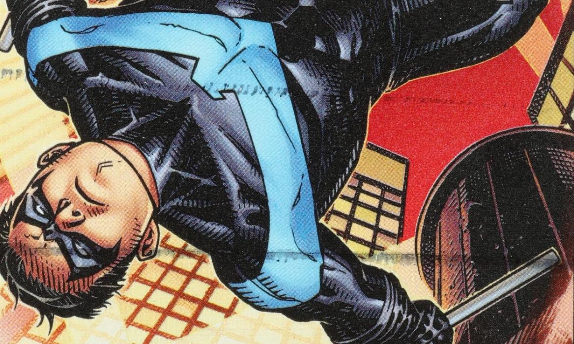 Snippet of Nightwing from DC comics