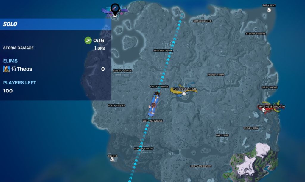 Ice Spice Location in Fortnite