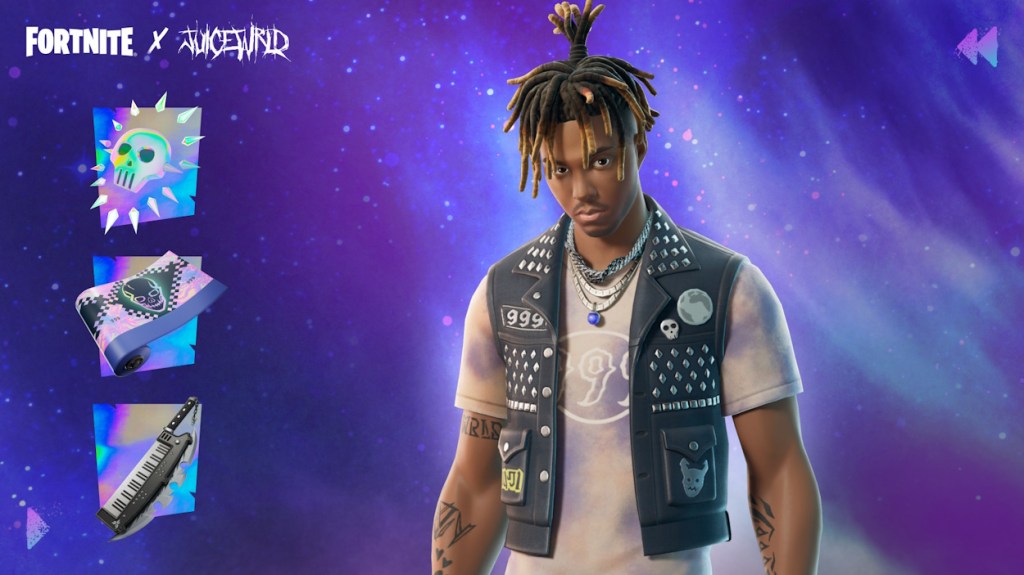 Juice WRLD Fortnite item shop skin