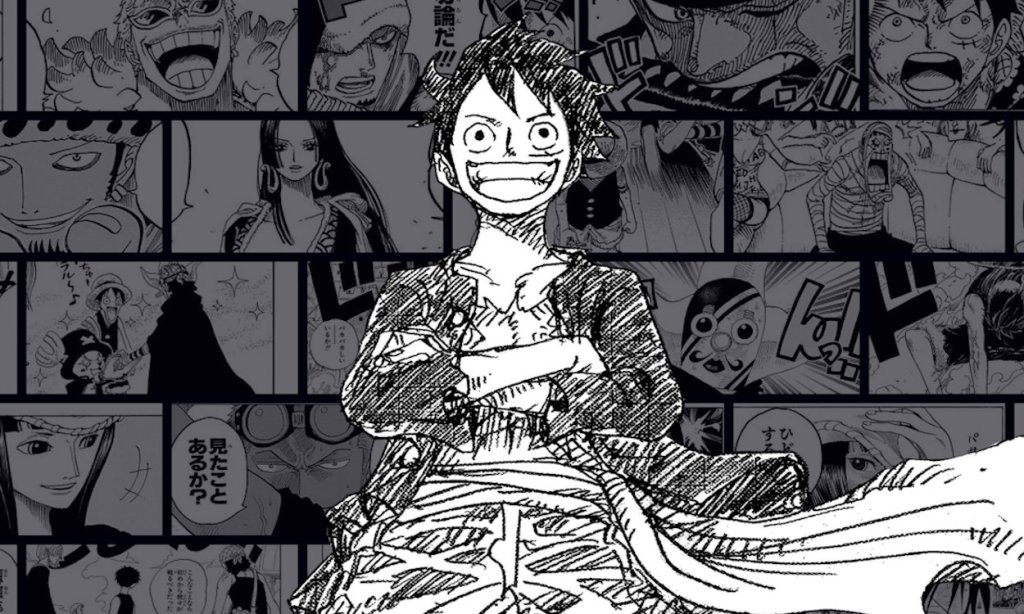 Luffy in One Piece manga