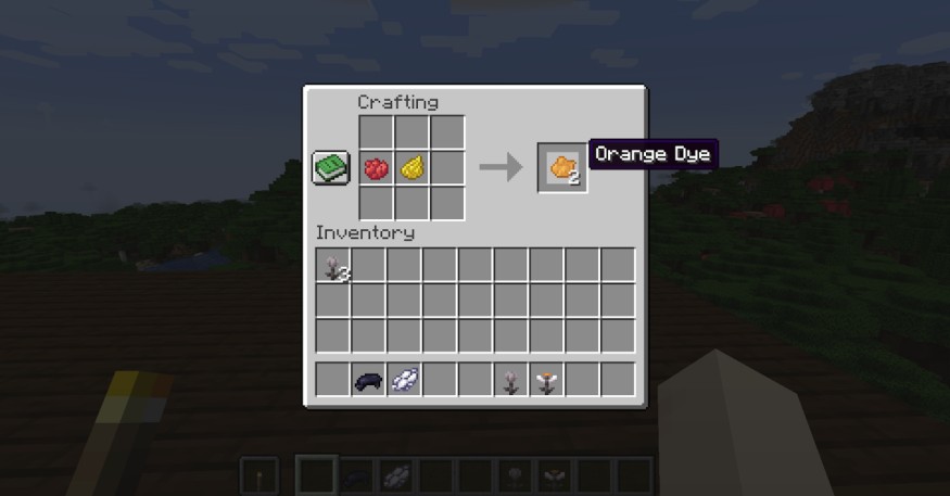 Minecraft orange dye