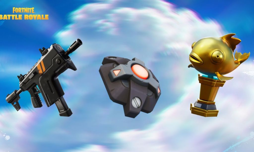 Mythic Goldfish, Bandage Bazooka and Boogie Bomb in Fortnite