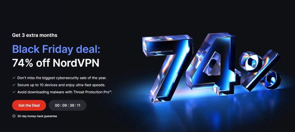 Nord VPN Black Friday Deal Banner