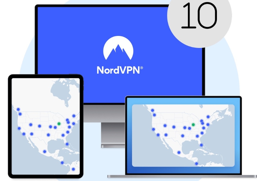 NordVPN on PC laptop and tablet