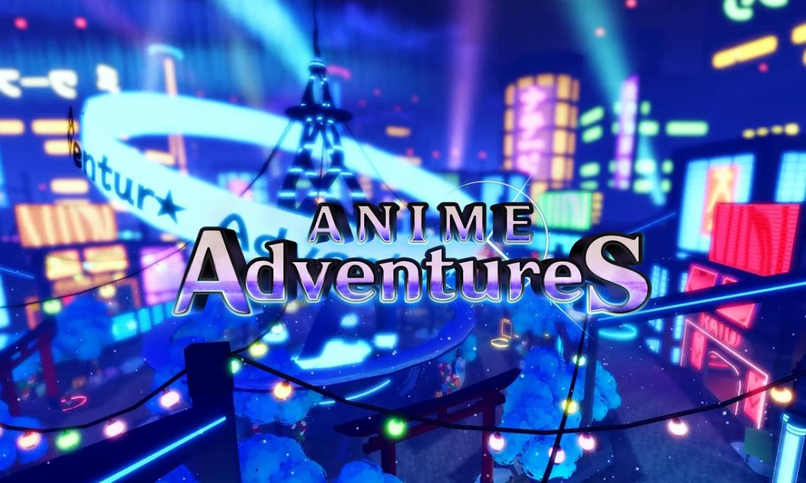 Roblox Anime Adventures return trailer image with official logo