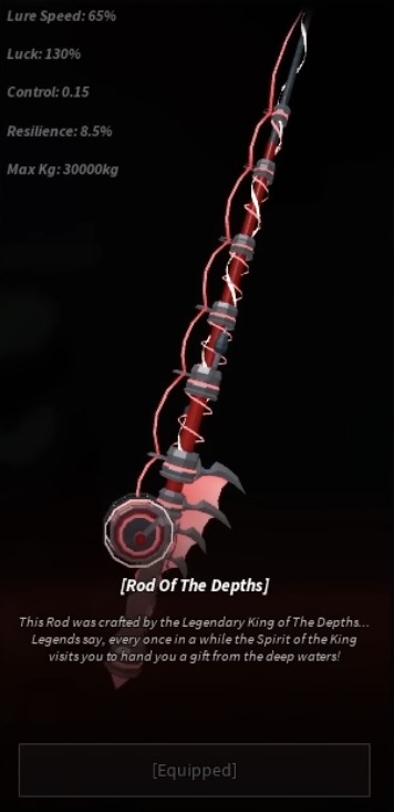 Rod of the Depths Stats 