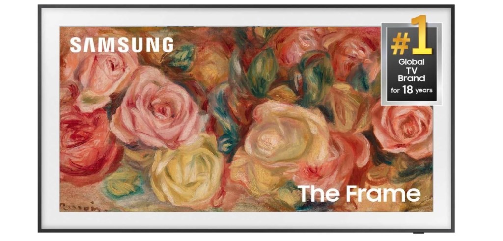 Samsung 55 inch The Frame Series TV Product Image Amazon