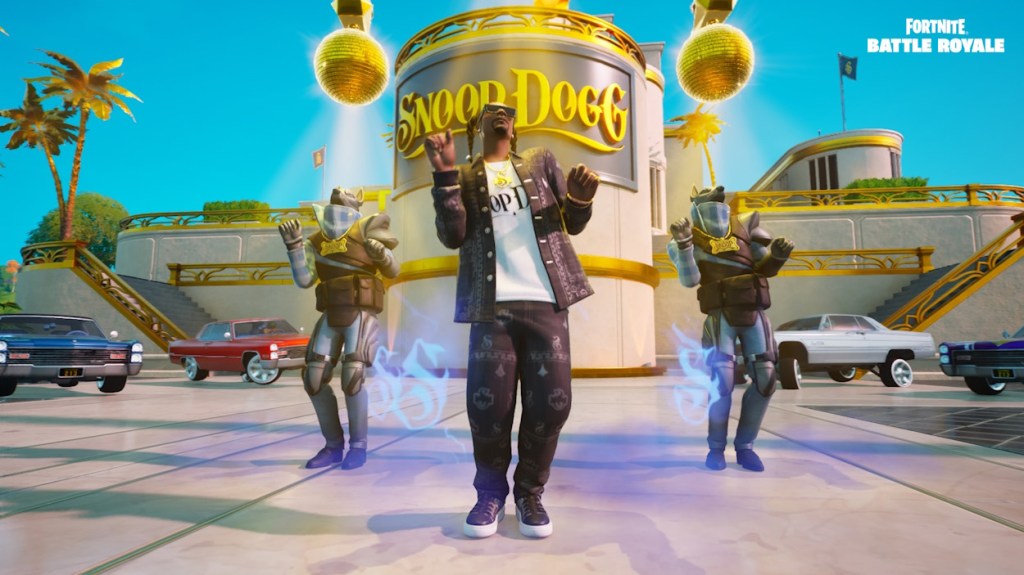 Snoop Dogg NPC in Fortnite