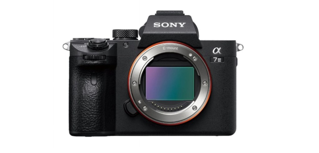 Sony a7 III Mirrorless Camera Product image on a white background